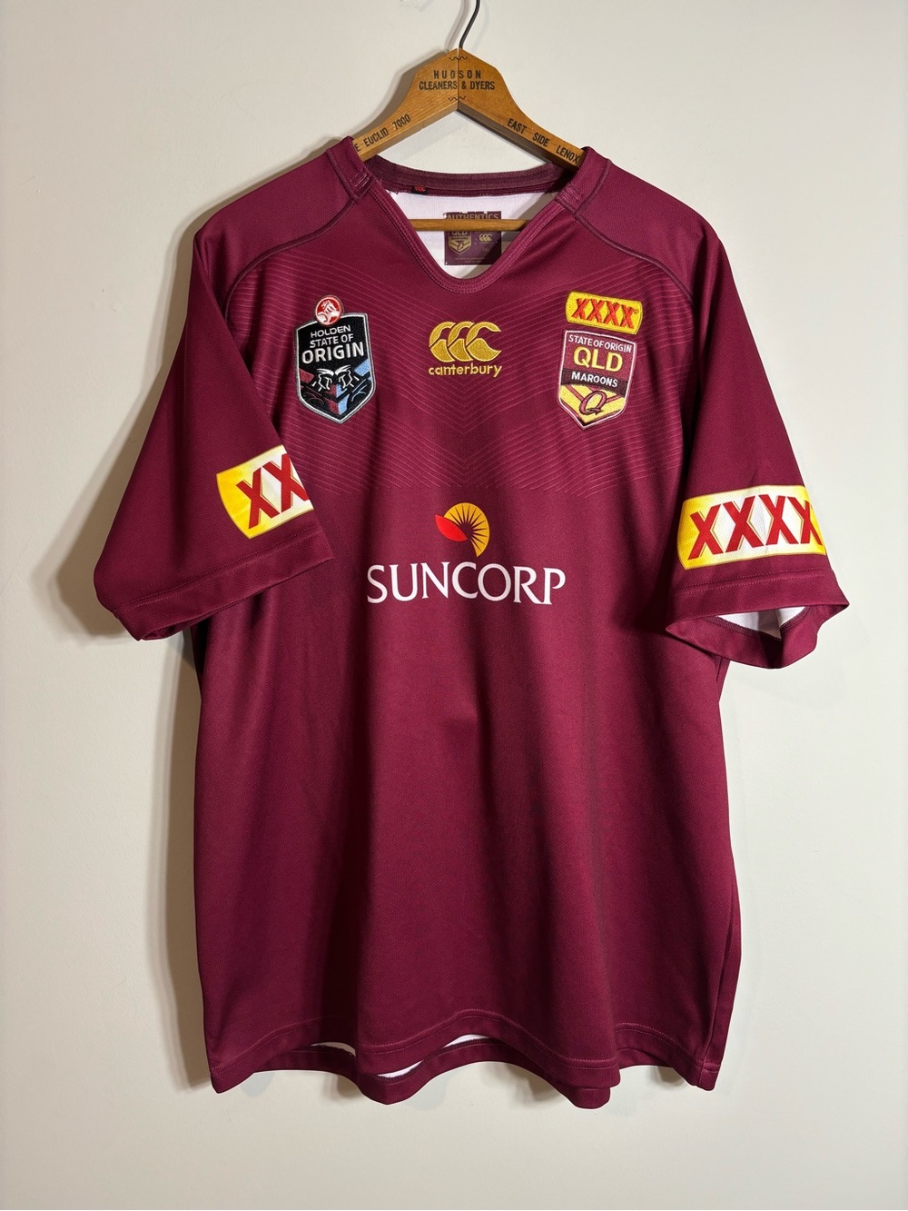 Canterbury Queensland Maroons State of Origin Rugby League Jersey 3XL